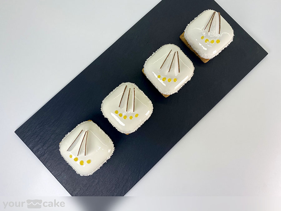 Mini tartas mousse de coco y piña caramelizada - Foto Mini 4