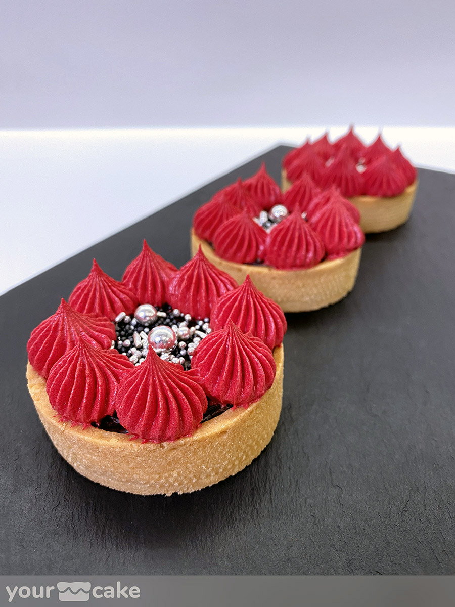 Mini tartas de chocolate y fresa - Foto Mini 0