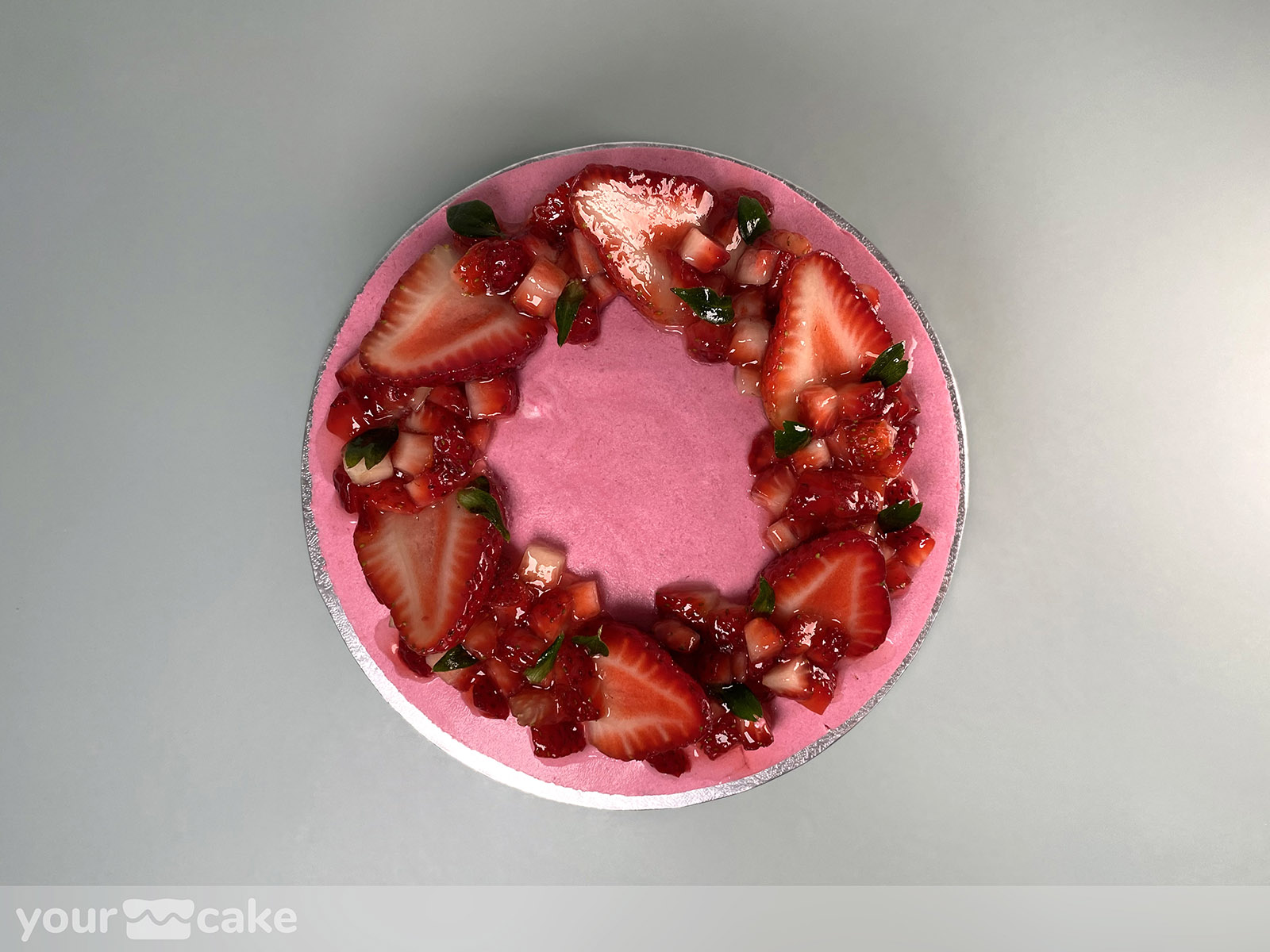 Tarta mousse de queso y fresa - Foto Mini 2