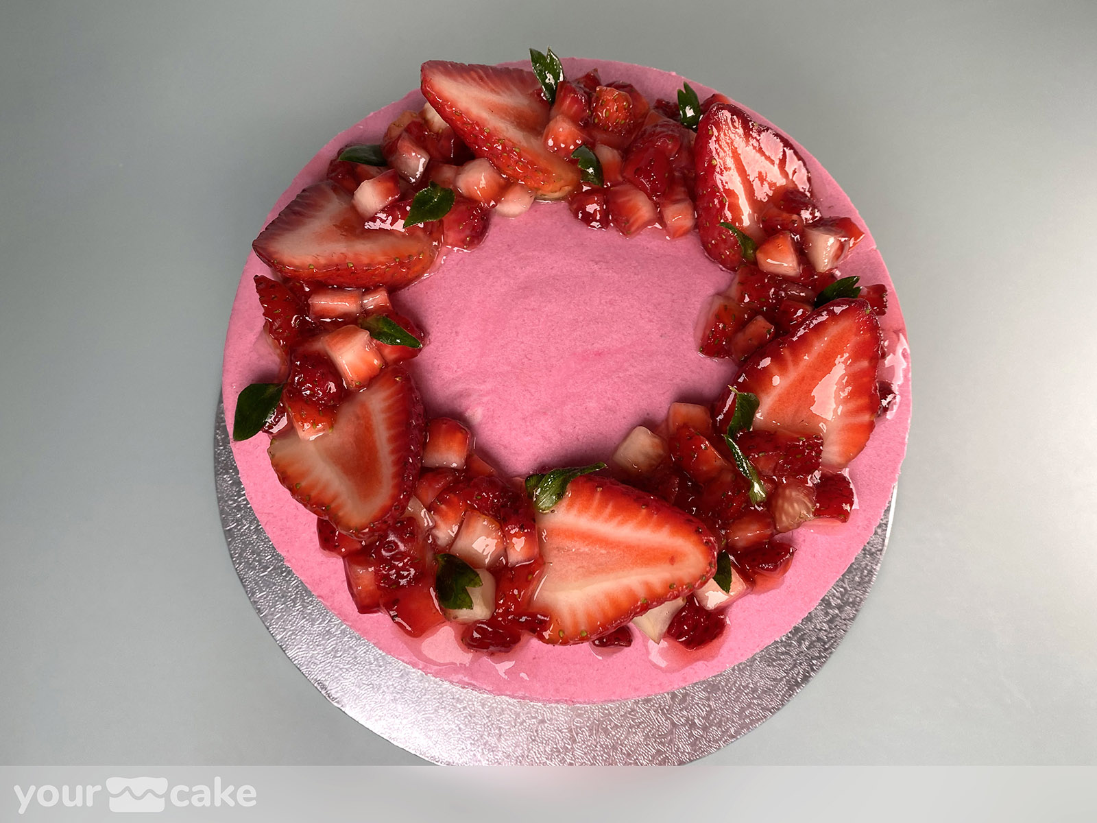 Tarta mousse de queso y fresa - Foto Mini 4