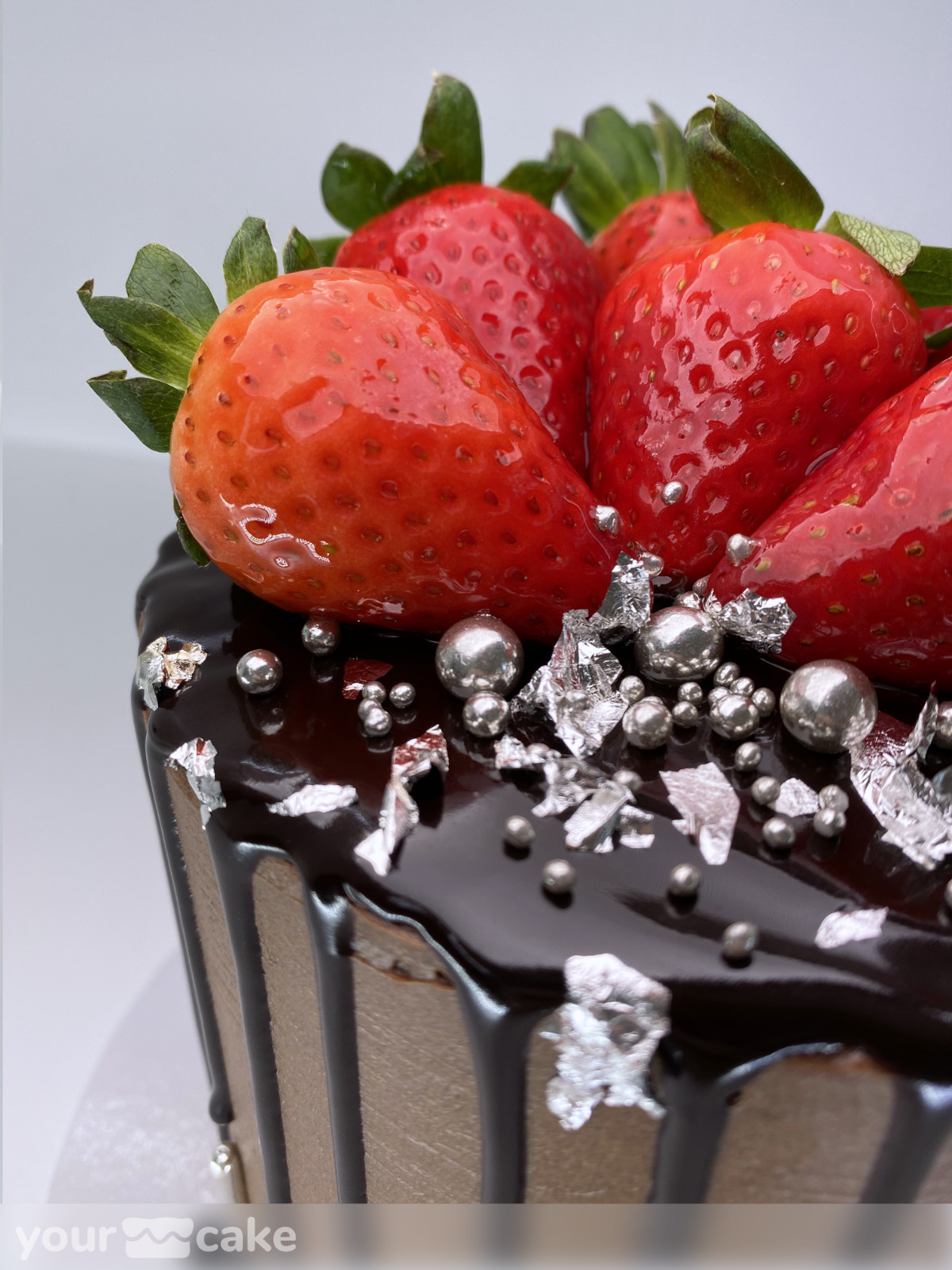 Tarta Cumpleaños fresas y chocolate - Foto Mini 2