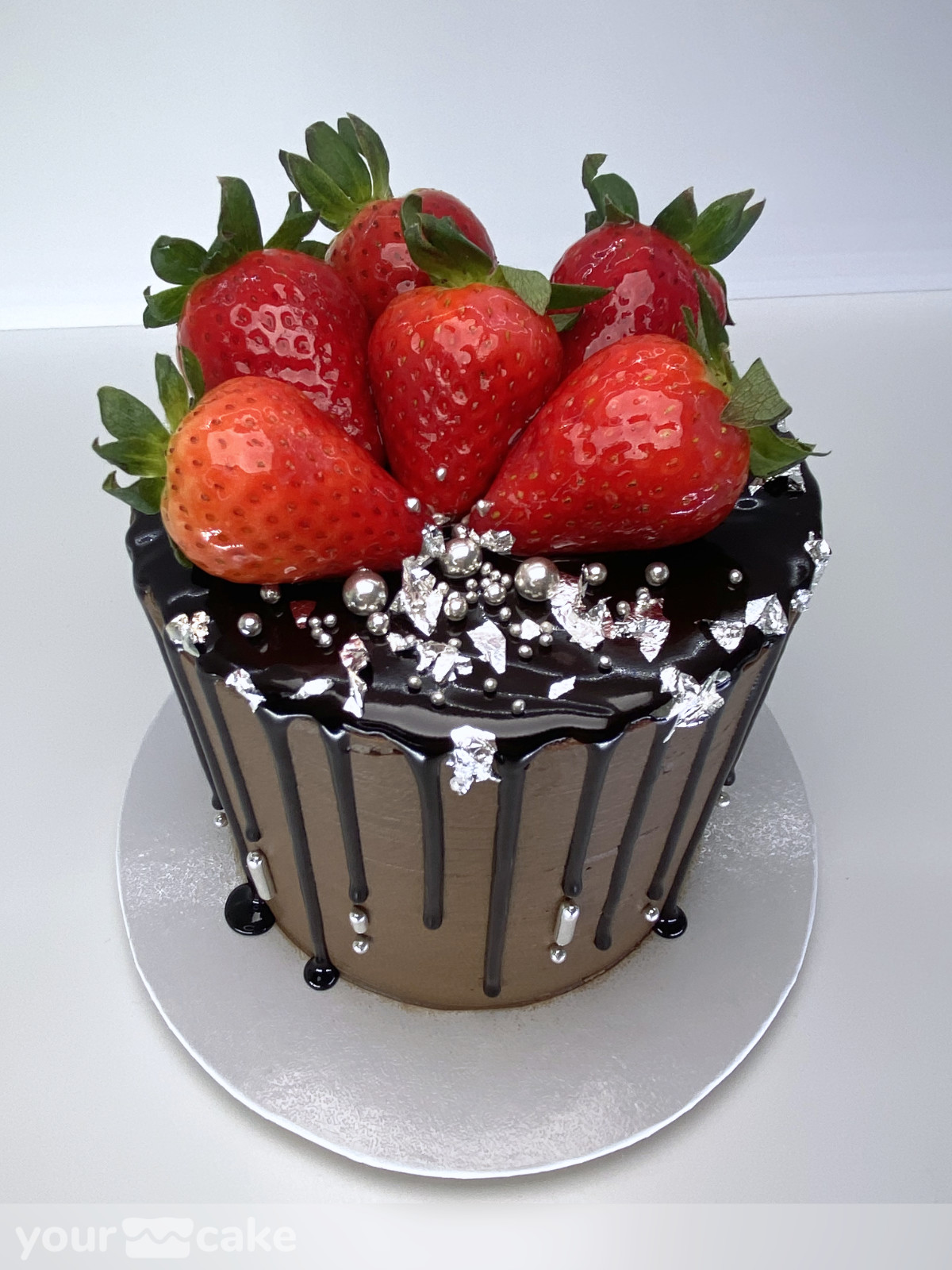 Tarta Cumpleaños fresas y chocolate - Foto Mini 3